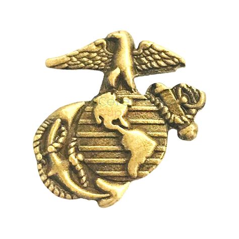 Vintage Brass Us Marine Corps Lapel Pin | ceremonialsupplies.com