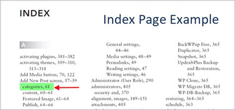 Index Example