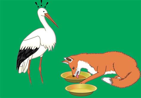 The fox and the stork - story with pictures| Small stories for kids | HubPages