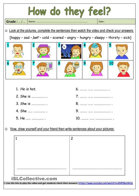 Kindergarten Adjective Worksheets