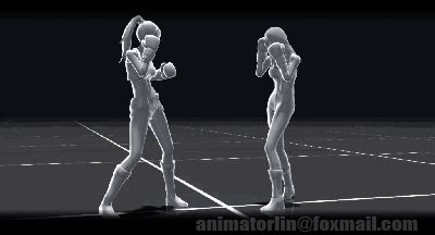 1 Animation 3d, Animation Tutorial, Animation Reference, Fighting Gif, Boxing Girl, Anime Fight ...