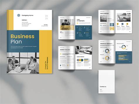 Business Plan Template by Spark_Creative on Dribbble