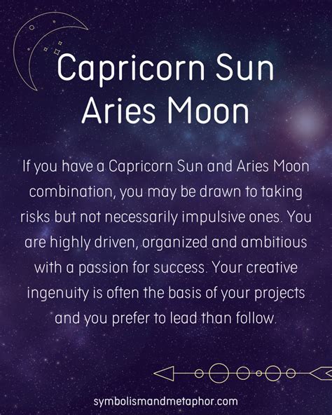 12 Capricorn Sun Aries Moon Personality Traits