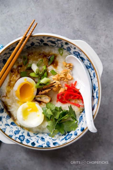 congee (chinese rice porridge) - Grits & Chopsticks