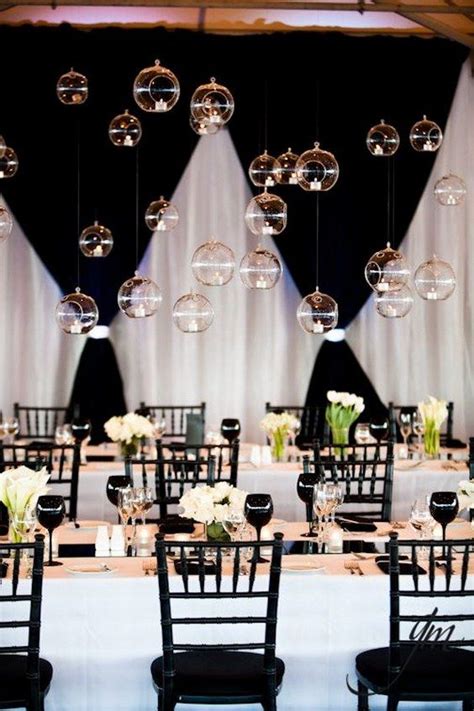 black and white wedding theme - Francoise Hanna