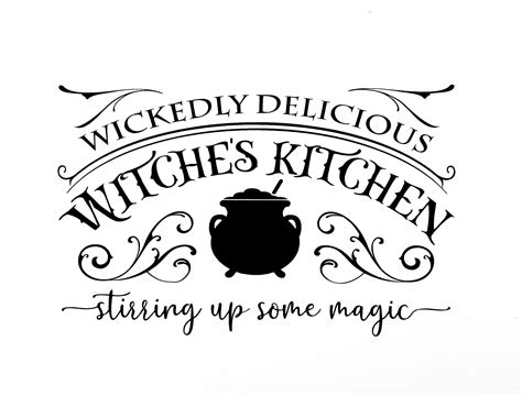 WITCHE'S KITCHEN Decal Halloween Decal Halloween Witch - Etsy | Halloween decals, Halloween ...
