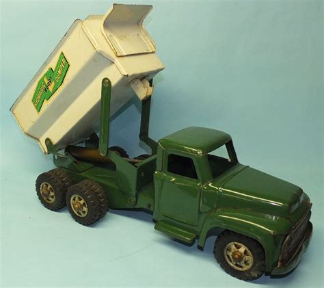 VINTAGE BUDDY L HYDRAULIC DUMPER DUMP TRUCK PRESSED STEEL CONSTRUCTION TOY | Toys of Times Past ...