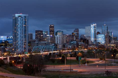 Denver Skyline from across I-25