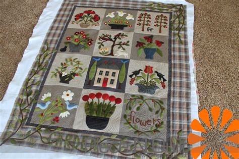 Piece N Quilt: Wool Applique Quilt