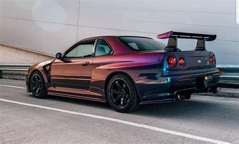 Arts & Hype: Ultra Rare Midnight Purple GT-R34 | Nissan gtr r34, Gtr ...