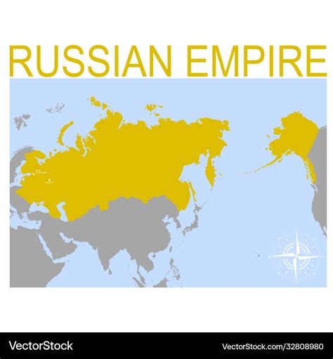 Map russian empire Royalty Free Vector Image - VectorStock