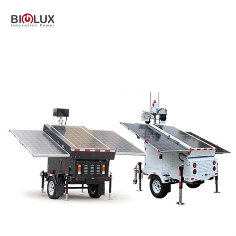 Hybrid Solar Surveillance Trailer Manufacturer, Supplier, Factory in China - Biglux Innovation Ltd