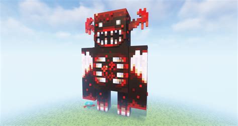 Giant Blood Warden Statue : r/Minecraftbuilds