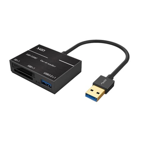 3 in 1 USB to SD/XQD Card Reader Adapter 500MB/S High-Speed - Walmart ...