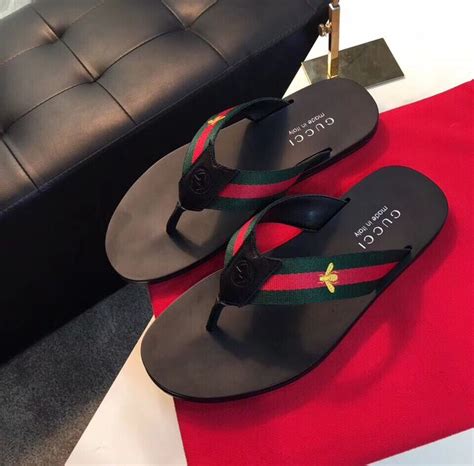 gucci slipper gucci flipflops | Gucci men shoes, Men leather sandals fashion, Mens sandals fashion