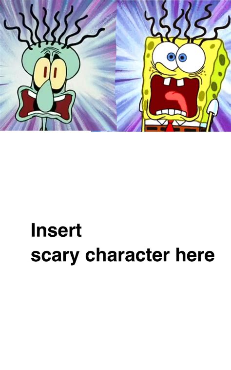 Who are spongebob and squidward scared of? by DracoAwesomeness on DeviantArt