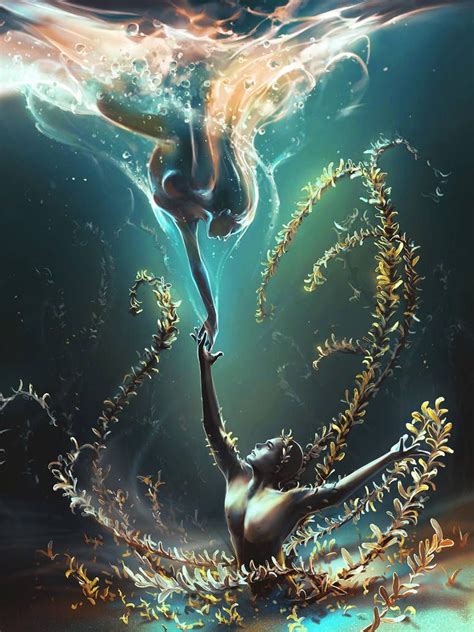 Underwater Ballet by AquaSixio | Mermaid art, Visionary art, Digital painting