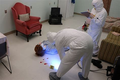 Mock crime scene a learning environment for forensics students | DailyNews