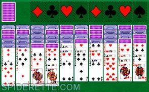 ♠️ Play Green Felt Spider Solitaire: One, Two, Four Suits