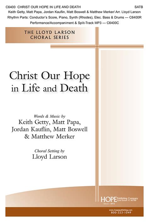 CHRIST OUR HOPE-LARS-SATB - Hope Publishing Company