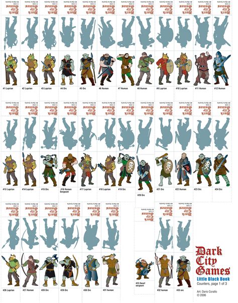 Dungeons And Dragons Paper Miniatures