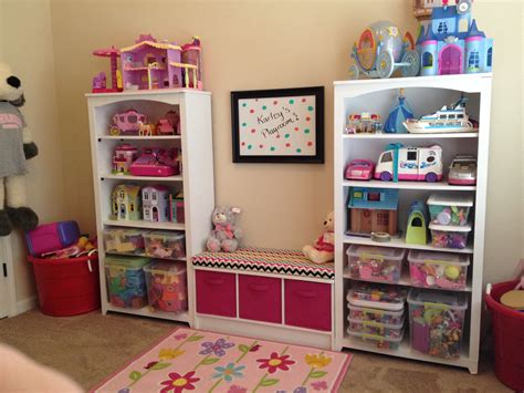 Playroom storage | Girls room organization, Kids room organization ...