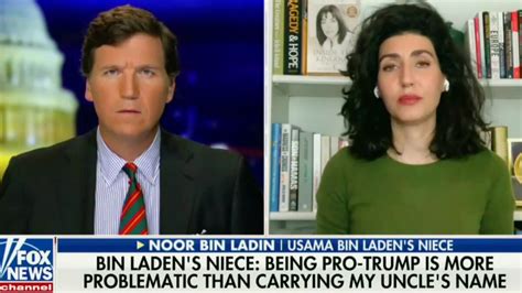 Tucker Carlson Interviews Noor bin Ladin Over Trump Support