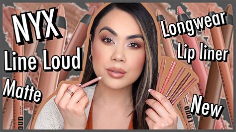 NYX Line Loud Vegan Longwear Lip Liner Review - YouTube