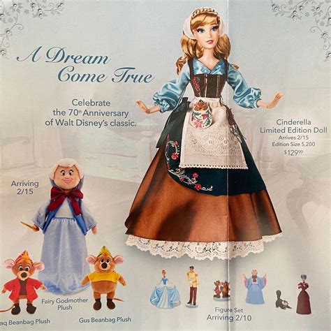 Disney Cinderella's 70th anniversary Limited Edition doll release date - YouLoveIt.com