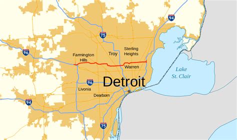 Map of Sterling Heights, Michigan | Streets and neighborhoods