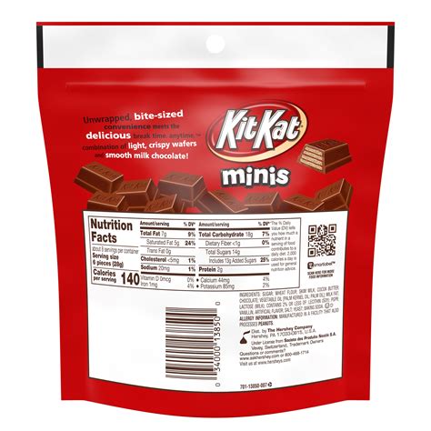 KIT KAT® Minis Milk Chocolate Candy Bars, 8 oz bag