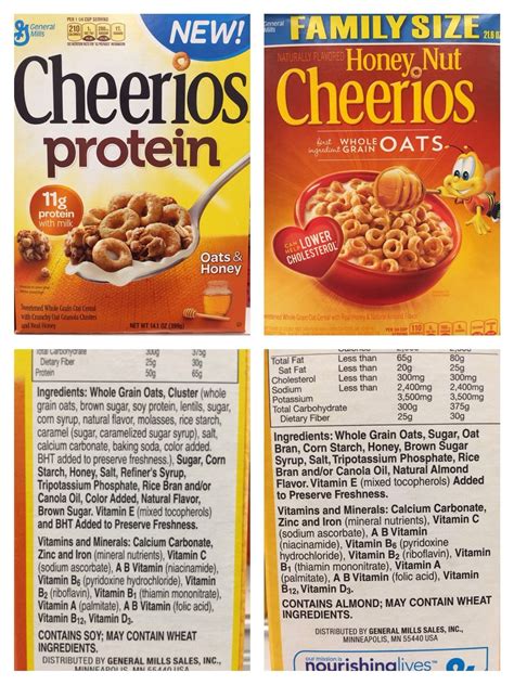 Multigrain Cheerios Nutrition Facts Label | Besto Blog