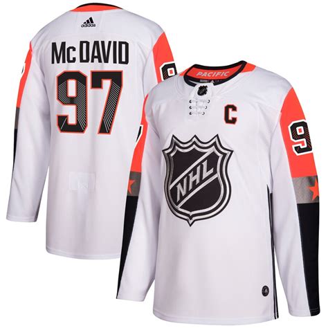 Connor McDavid Edmonton Oilers adidas 2018 NHL All-Star Game Pacific ...