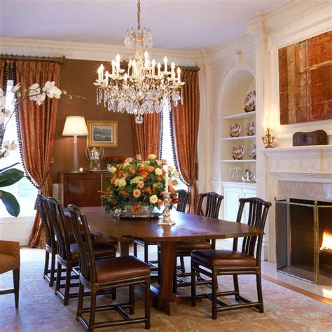 English Manor House McLean - Traditional - Dining Room - DC Metro - by Ann Kenkel Interiors DC ...