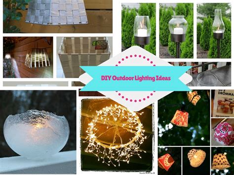 8 Bright and Gorgeous DIY Outdoor Lighting Ideas - Sad To Happy Project