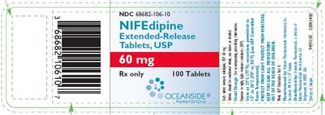 NIFEDIPINE tablet, extended release