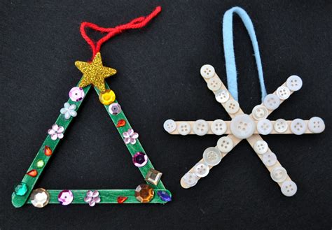 Lolly Stick Christmas Decorations | Xmas crafts, Preschool christmas, Stick christmas tree