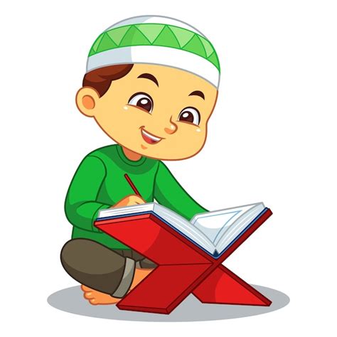 Gambar Kartun Anak Mengaji Al Quran - malaymuni