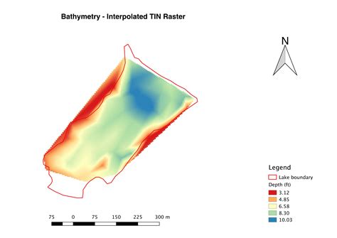 qgis - Which interpolation technique is suitable for a bathymetry of a small lake? - Geographic ...