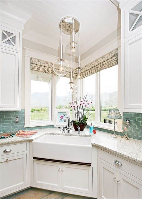 19 Corner Kitchen Sinks For Maximizing Limited Space