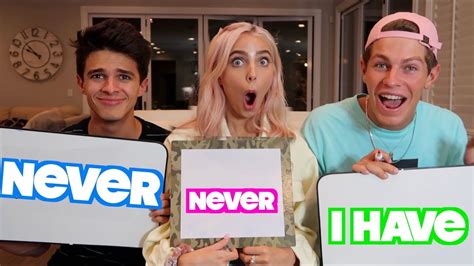 NEVER HAVE I EVER WITH BRENT RIVERA AND BEN AZELART - YouTube