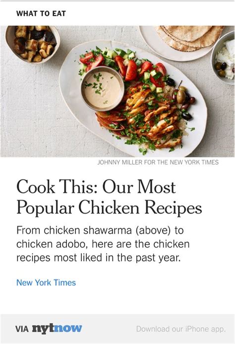 NYT Now: Cook This: Our Most Popular Chicken Recipes http://www.nytimes ...