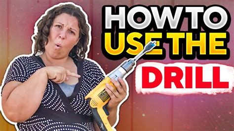 HOW TO USE A DRILL FOR BEGINNERS: A STEP BY STEP GUIDE - YouTube