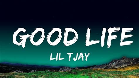 Lil Tjay - Good Life Lyrics - YouTube