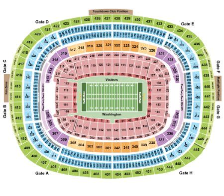 FedexField Tickets and FedexField Seating Chart - Buy FedexField Landover Tickets MD at Stub.com!