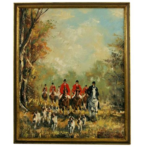 English Fox Hunt Painting at 1stDibs | fox hunt painting original, fox hunting painting, fox ...