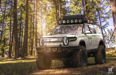 Rivian RS1 All-Electric SUV Concept for US Forest Rangers