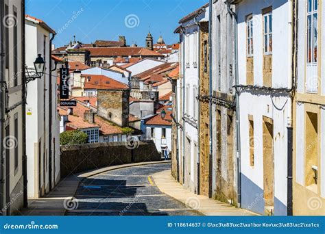 Old Town in Santiago De Compostela, Spain Editorial Photography - Image ...