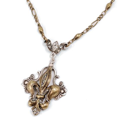 Fleur De Lis Fleur De Lis Necklace French Jewelry Vintage - Etsy