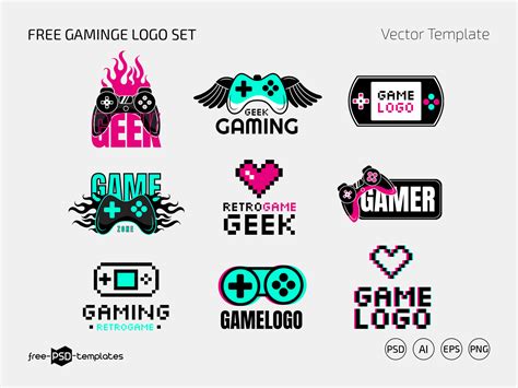 Free Gaming Logo Template :: Behance